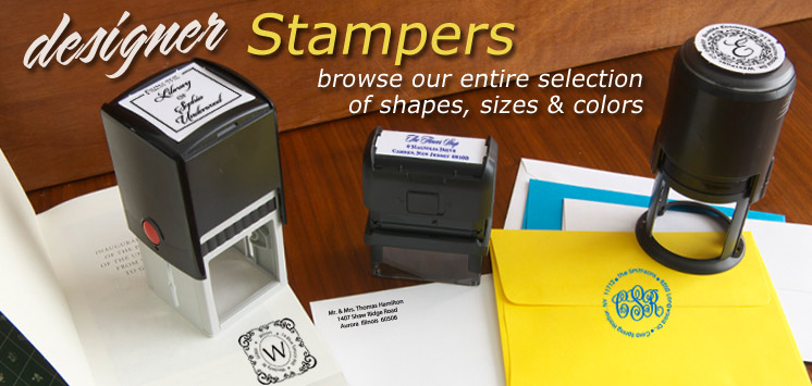 Personalized Return Address Stamps Round Stampers Return Address Stamps Round Stampers