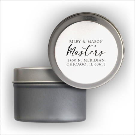Masters Square Labels Tin