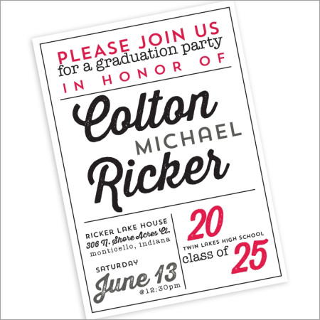 Graduation Poster Invitation