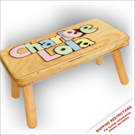 Double Name Puzzle Stool