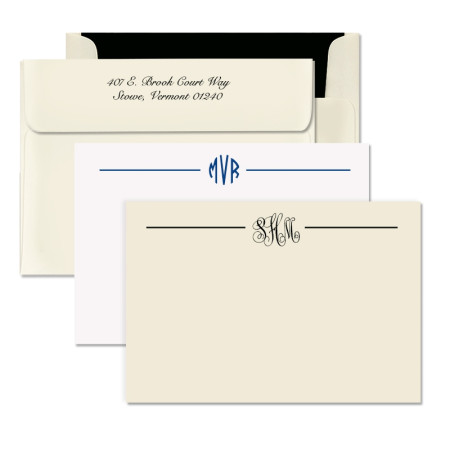 Corinthian Correspondence Cards - Initials