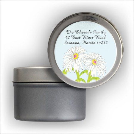 Pick A Daisy Labels Tin