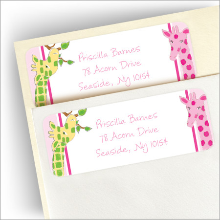 A Girl's View Address Labels