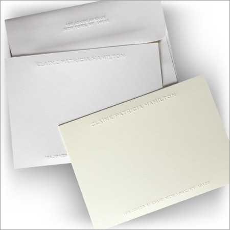 All in One Embossed Cards