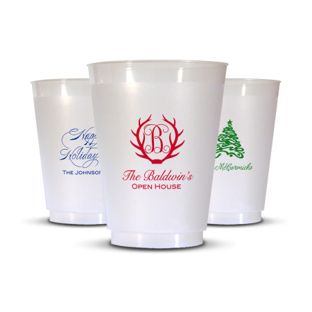 Holiday DYO 14 oz. Frosted Tumbler - with Design