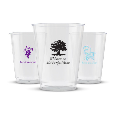 DYO 8 oz. Clear Tumbler - with Design