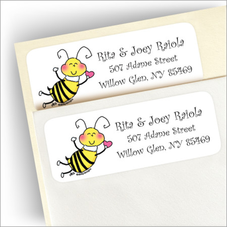 "Bee" Mine Return Address Label