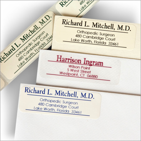 Business Address Labels - Richard Mitchell Labels