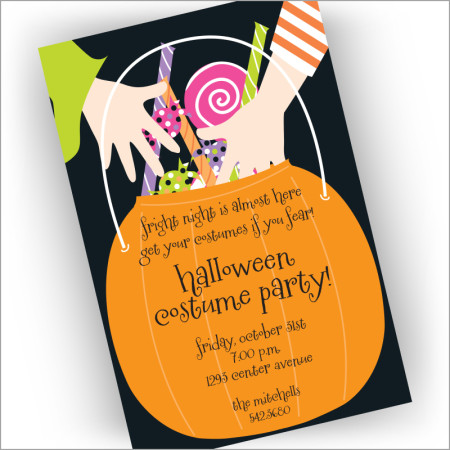 Candy Hands Invitations