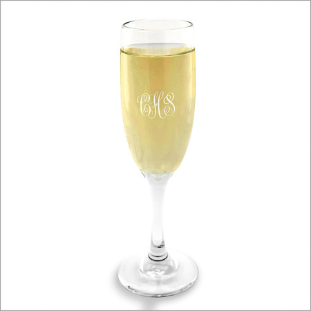 Champagne Glasses - with Monogram