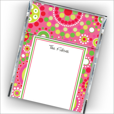 Christmas Dots Memos with Holder
