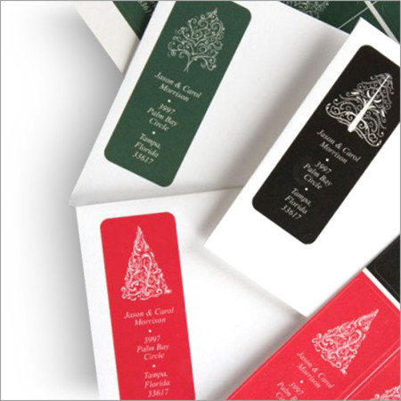 Christmas Tree Trio Address Labels