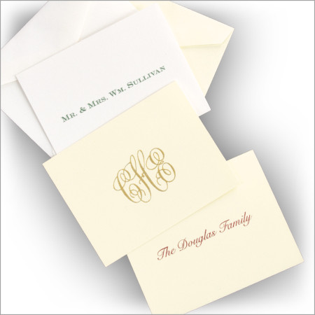 Classic Gift Enclosure Cards | Elegant Fold Notes | Classy Gift