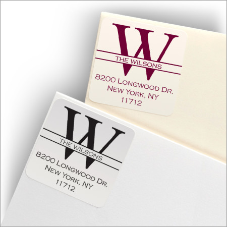 Coventry Square Labels - Design 2