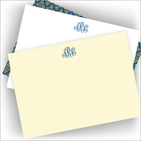 Elegant Two-Sided Correspondence Cards