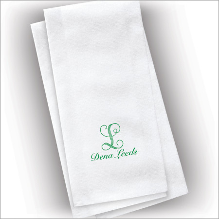 Towel best sale with initial