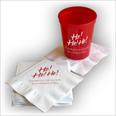 Ho Ho Ho Cup & Napkin Set