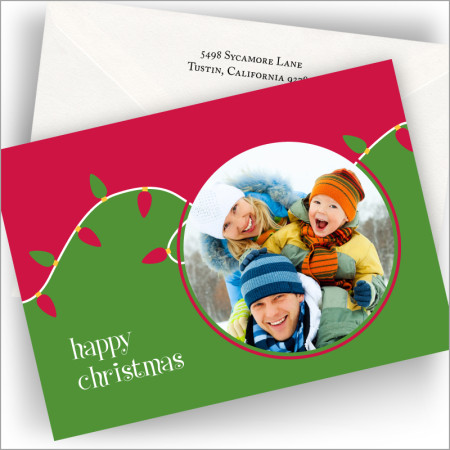 Holiday Lights Photo Cards