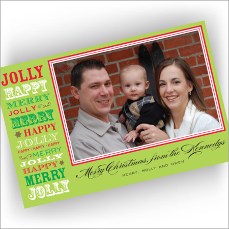 Holiday Speak Photo Card