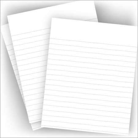 Lined Stationery - Plain Sheets