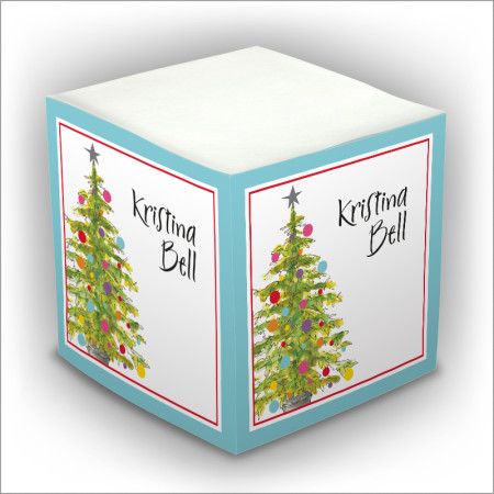 Lively Tree Self Stick Memo Cube - Style 33