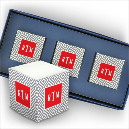 Diamond Pattern Mini Self Stick Memo Cube - Style 1