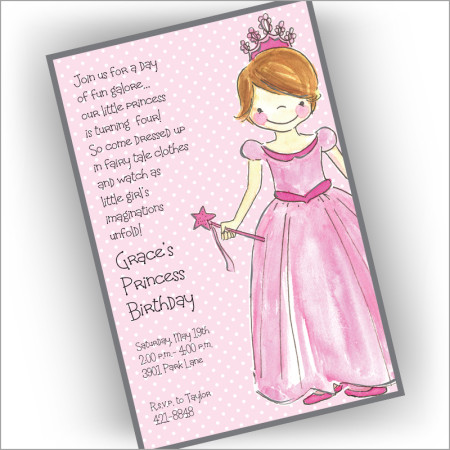 Princess Girl Invitations