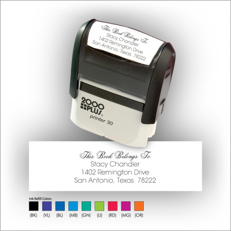 Trendy Quick Stamp - Black ink & 1 Color Refill
