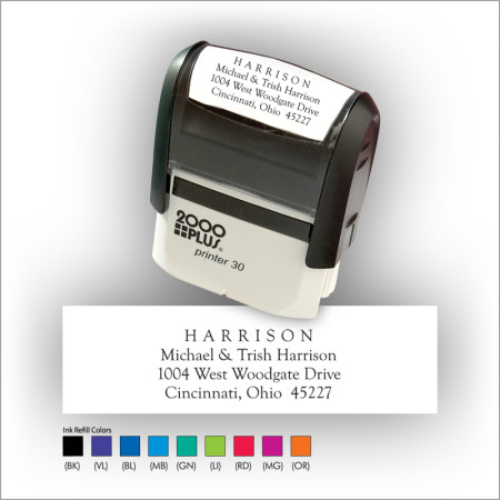 Modern Professionalism Quick Stamp - Black ink & 1 Color Refill