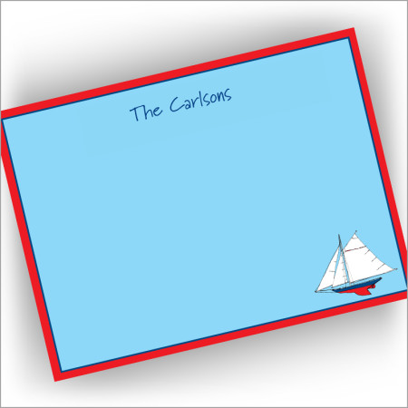 Sailboat Correspondence Cards