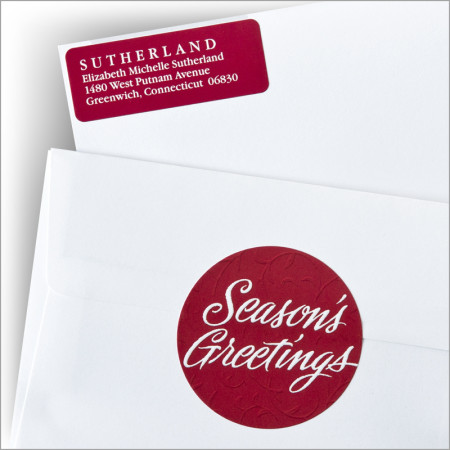 Season's Greetings Seal & Label Set