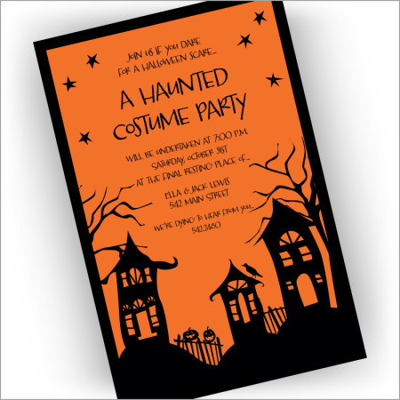 Spooky Street Invitations