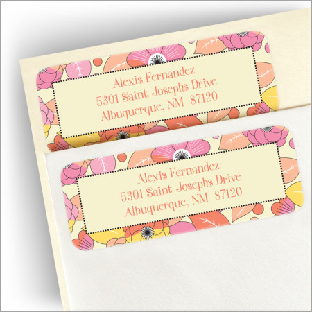 Spring Blossoms Collection Mailing Label