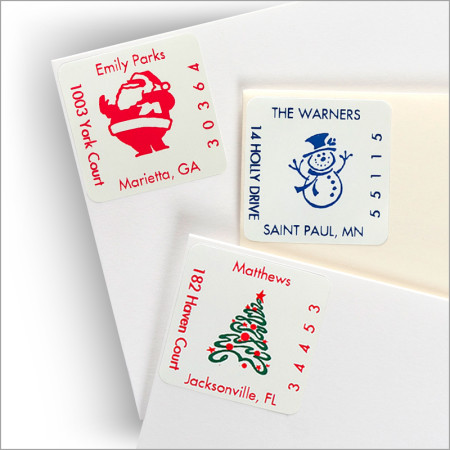 Square Holiday Address Labels