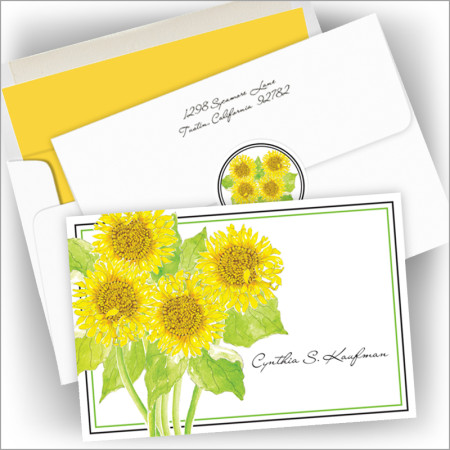 Sunflower Notes and Seals