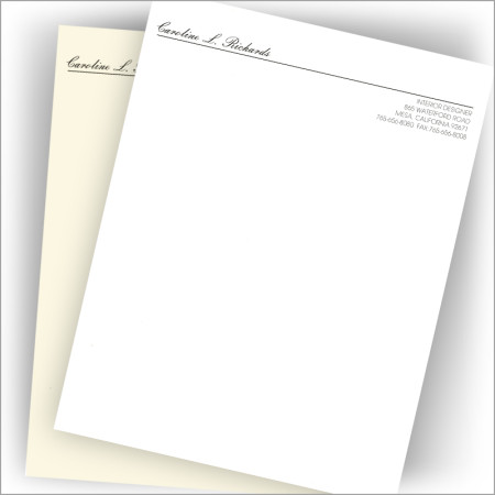 Top Quality Business Stationery - Script Name