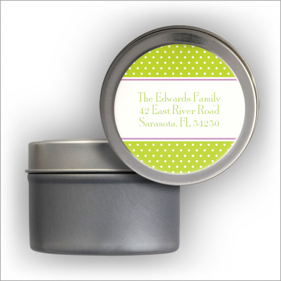Diaper Tiers Labels Tin