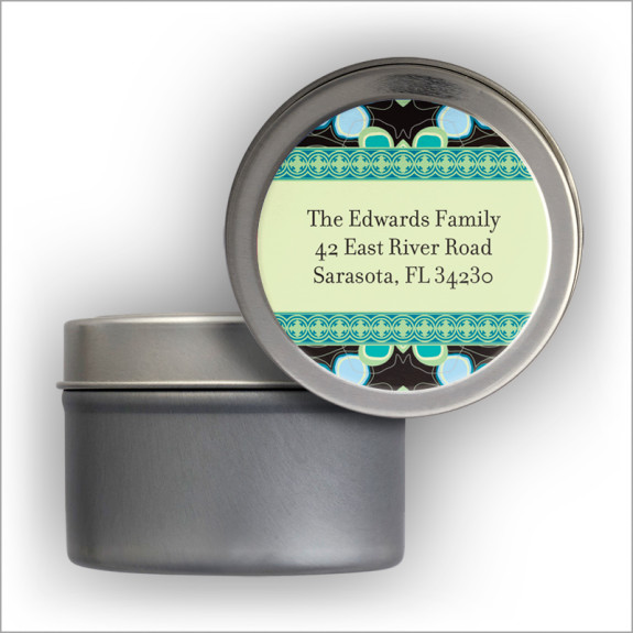 Ofelia Seafoam Labels Tin