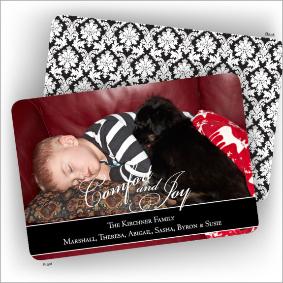 Comfort & Joy Holiday Photo Card