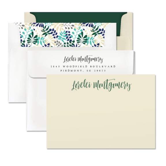 Monterey Script Correspondence Cards