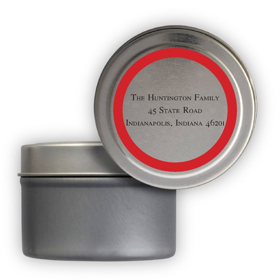 Bold Border Labels Tin