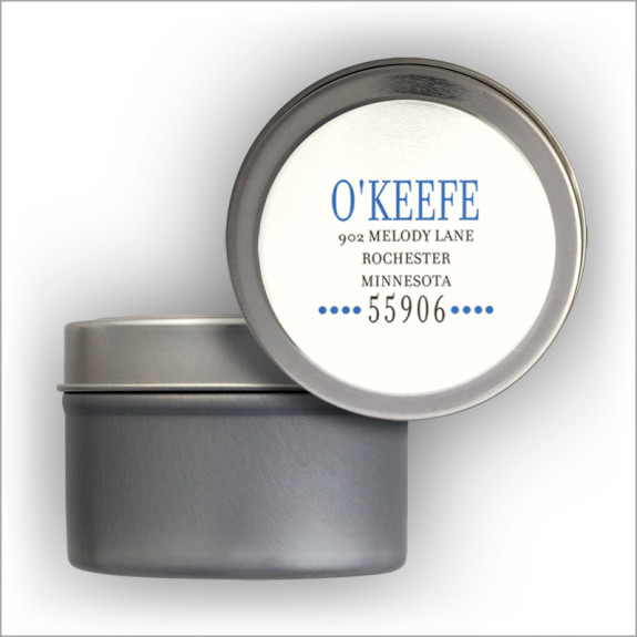 Square Stickers - Format 17 Tin