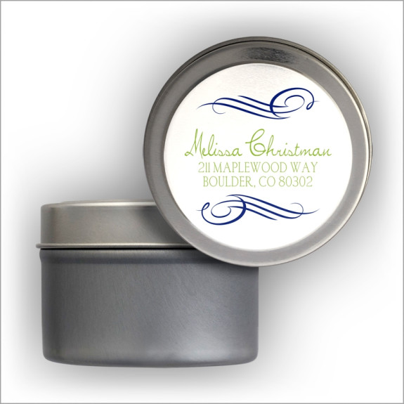 Round Stickers - Format 26 Label Tin