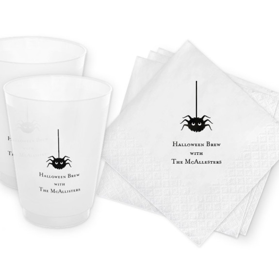 Spider Cup & Napkin Set