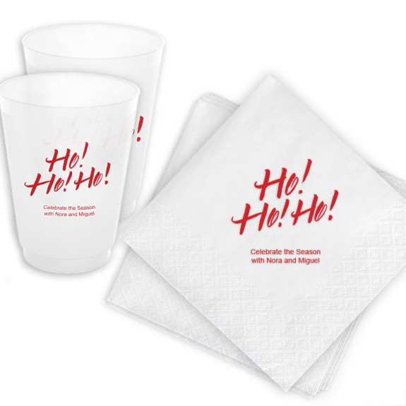 Ho Ho Ho Cup & Napkin Set