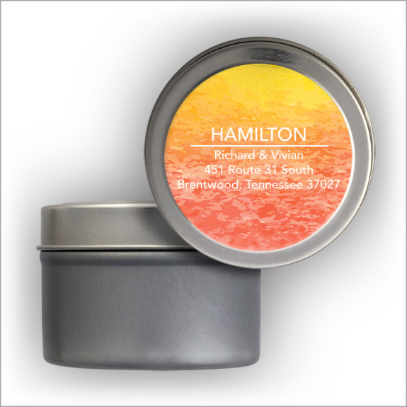 Bright Wash Address Labels Tin