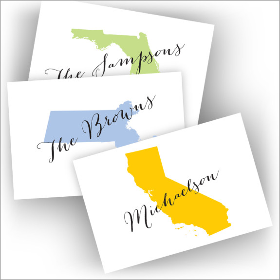State-ly Fold Notes