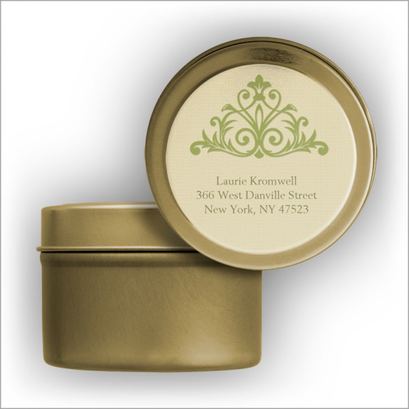 Decorative Corners Return Address Labels