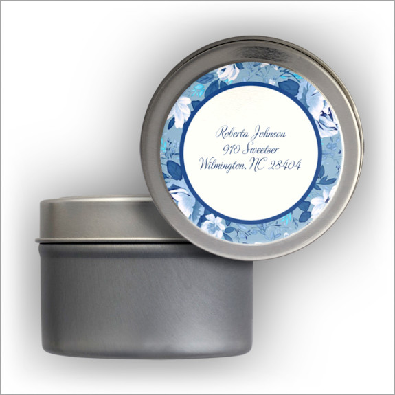 Enchanted Return Address Labels Tin
