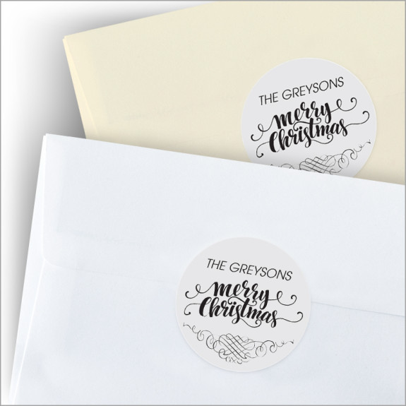 Christmas Greetings Seals